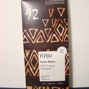 Xocolata negra 92% cacau "FEINE BITTER" 100gr VIVANI