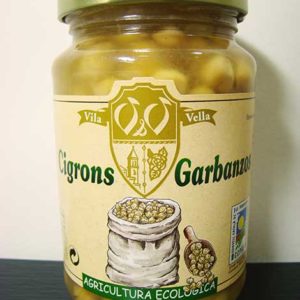 Cigrons cuits 370gr VILA VELLA (Cal Valls)