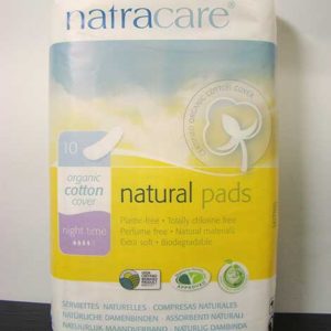 Compresa nit natural pads 10 unitats NATRACARE