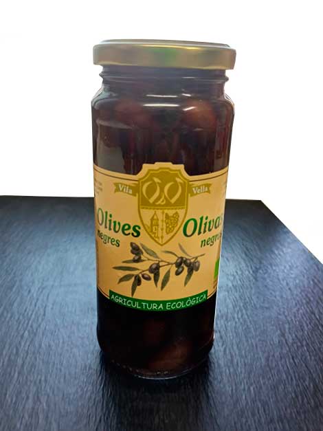 Olives negres 350gr VILA VELLA