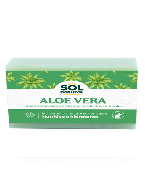 Sabó de mans en pastilla (Aloe Vera) 100gr SOL NATURAL