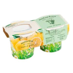 Iogurt de vaca amb llimona 2x125gr NATURLAN