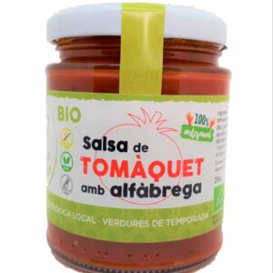 Salsa de tomàquet amb alfàbrega 250gr BOUQUET D'HORT