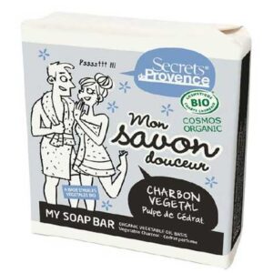 Sabó en pastilla carbó vegetal i polpa de citron 100gr SECRETS DE PROVENCE