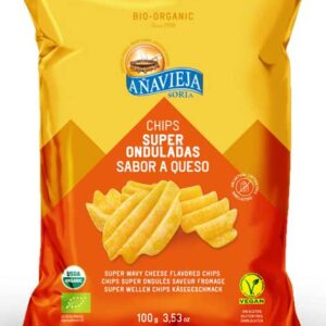 Patates xips ondulades gust formatge 100gr AÑAVIEJA