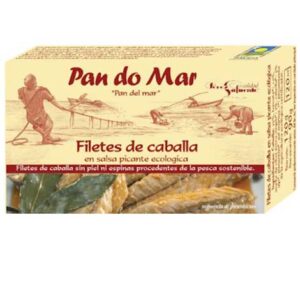 Filets de caballa amb salsa picant 120 gr PAN DO MAR