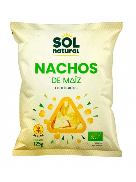 Nachos natural 125gr SOL NATURAL Nachos natural 125gr SOL NATURAL