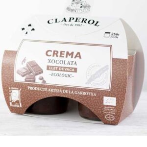 Crema de cacau amb llet de vaca 2x128gr CLAPEROL