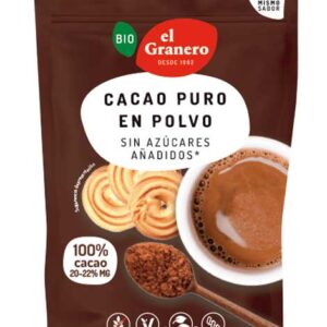 Cacau pur en pols 250gr EL GRANERO