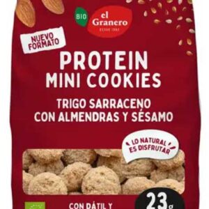 Galetes de blat sarraí amb ametlla i sèsam 130 gr EL GRANERO