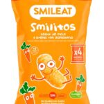 Snacks de blat de moro i civada amb pastanaga 48 gr SMILITOS