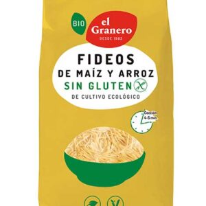 Fideus de blat de moro i arròs 500gr EL GRANERO