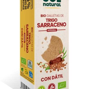 Galetes de blat sarraí integral amb dàtil170 gr SOL NATURAL