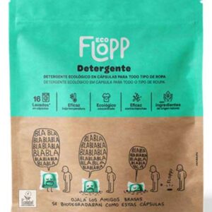 Detergent per roba en càpsules 16 dosis FLOPP