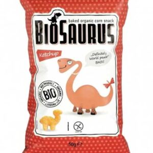 Snack de blat de moro gust quètxup BioSaurus 50gr MCLLOYD'S