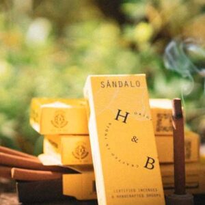 Encens dhoop sàndal 8u + base H&B