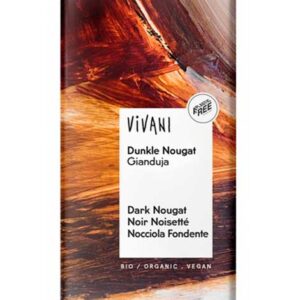 Xocolata negra amb crema d'avellana 80gr VIVANI