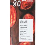 Xocolata cacau i dàtil molt 80gr VIVANI